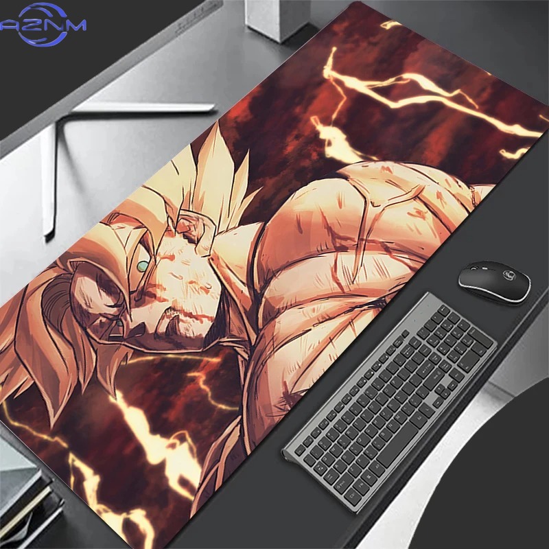 Gaming Keyboard High Ground - แผ่นรองเมาส์อนิเมะญี่ปุ่นสุดเท่ ขนาด XXL สำหรับเกมเมอร์พีซี แผ่นรองคีย์บอร์ดขนาดใหญ่ ลายดราก้อนบอล