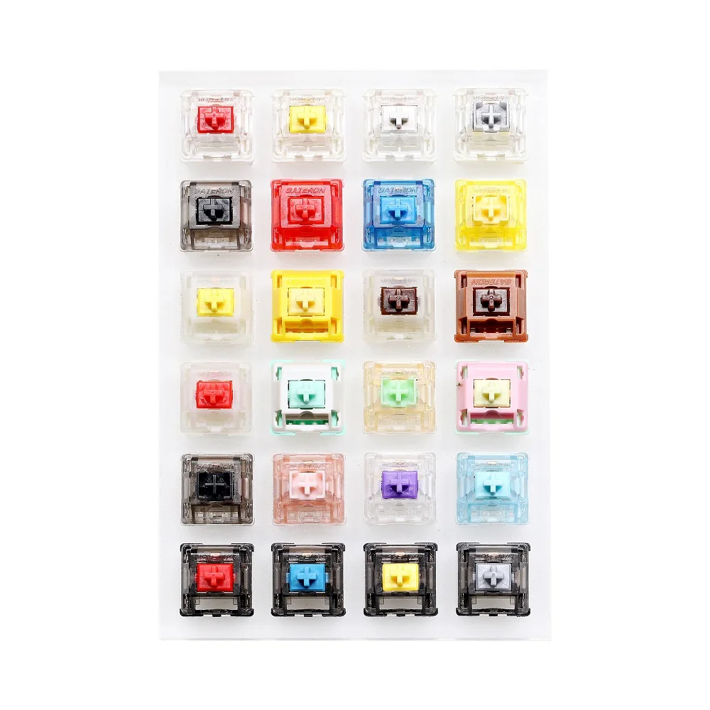 Keyboard Gaming Blue Switch - อะคริลิคสวิทช์เครื่องทดสอบสวิตช์ Gateron Huano Switch สำหรับคีย์บอร์ด Pro
