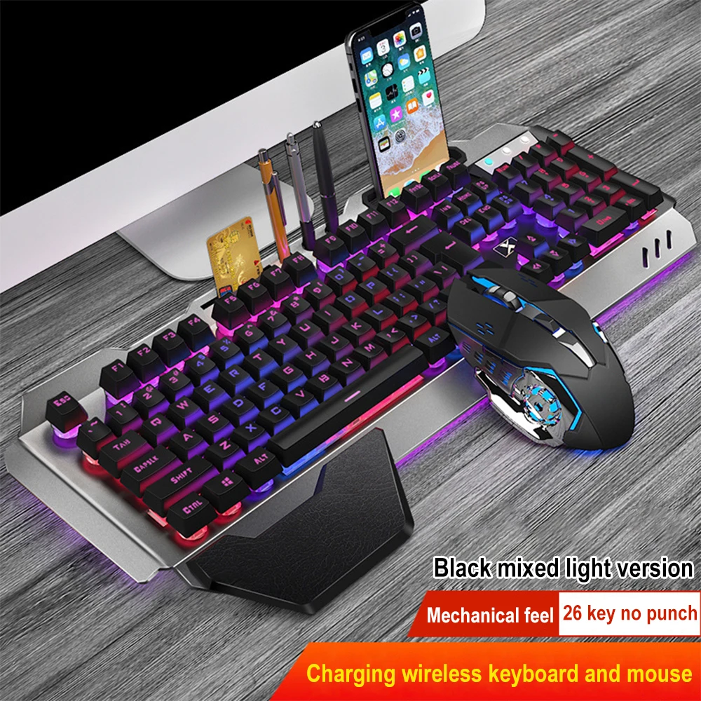ชุดแป้นพิมพ์และเมาส์ไร้สาย2.4G - Gaming Keyboard Mini บทวิจารณ์และราคา