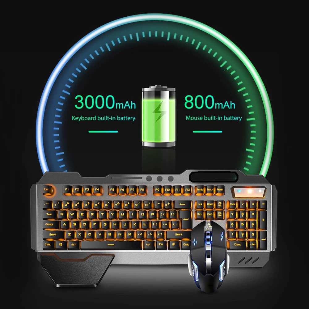 ชุดแป้นพิมพ์และเมาส์ไร้สาย2.4G - Gaming Keyboard Mini บทวิจารณ์และราคา