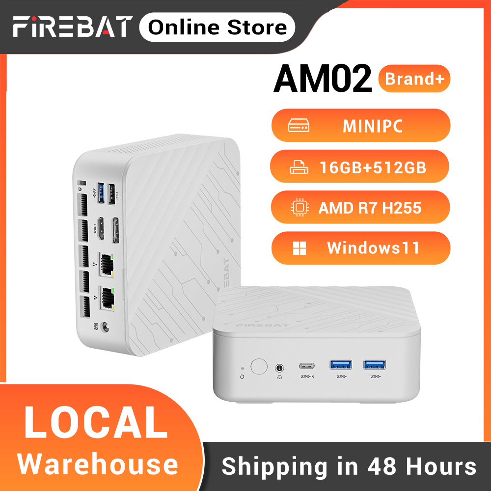 FIREBAT AM02 มินิพีซี AMD Ryze - Amd Cpu Ryzen 7 บทวิจารณ์และราคา