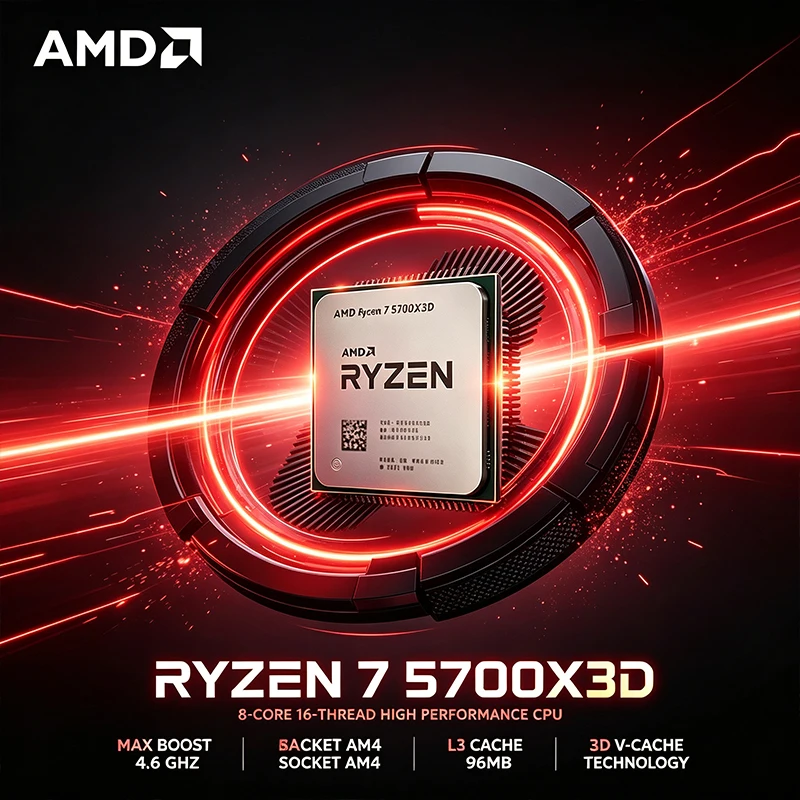 AMD Ryzen 7 5700X3D ซีพียูเดสก - Amd Cpu Ryzen 7 บทวิจารณ์และราคา