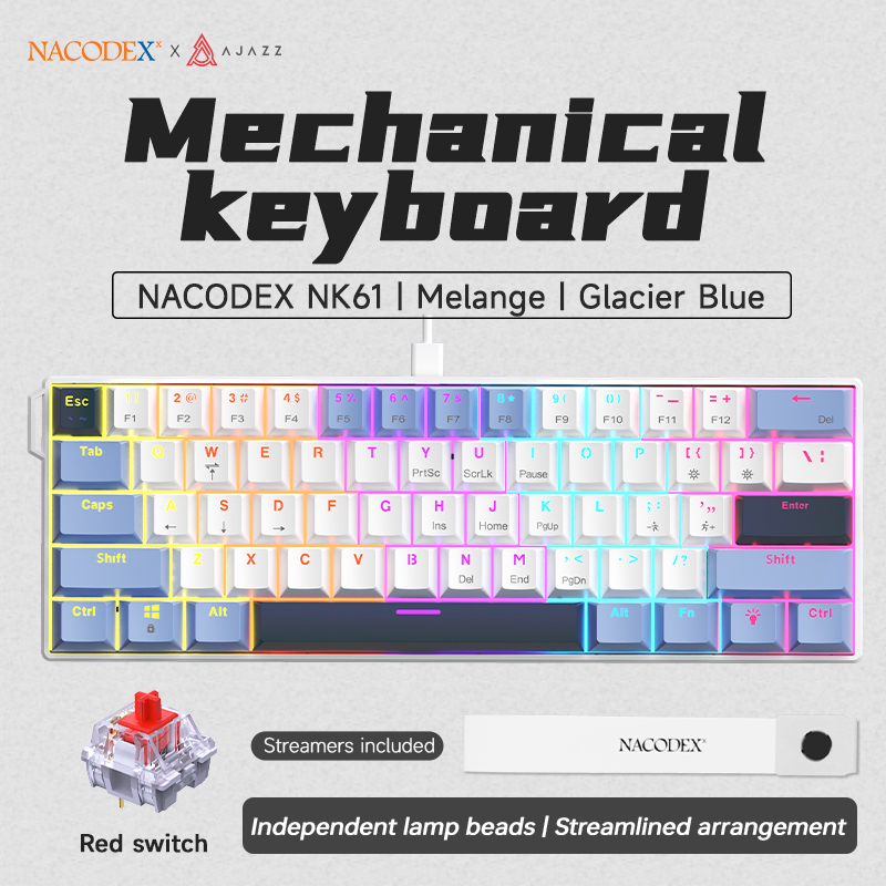 คีย์บอร์ดเกมมิ่งแบบมีสายรุ่น A - Gaming Keyboard Hot Swappable บทวิจารณ์และราคา
